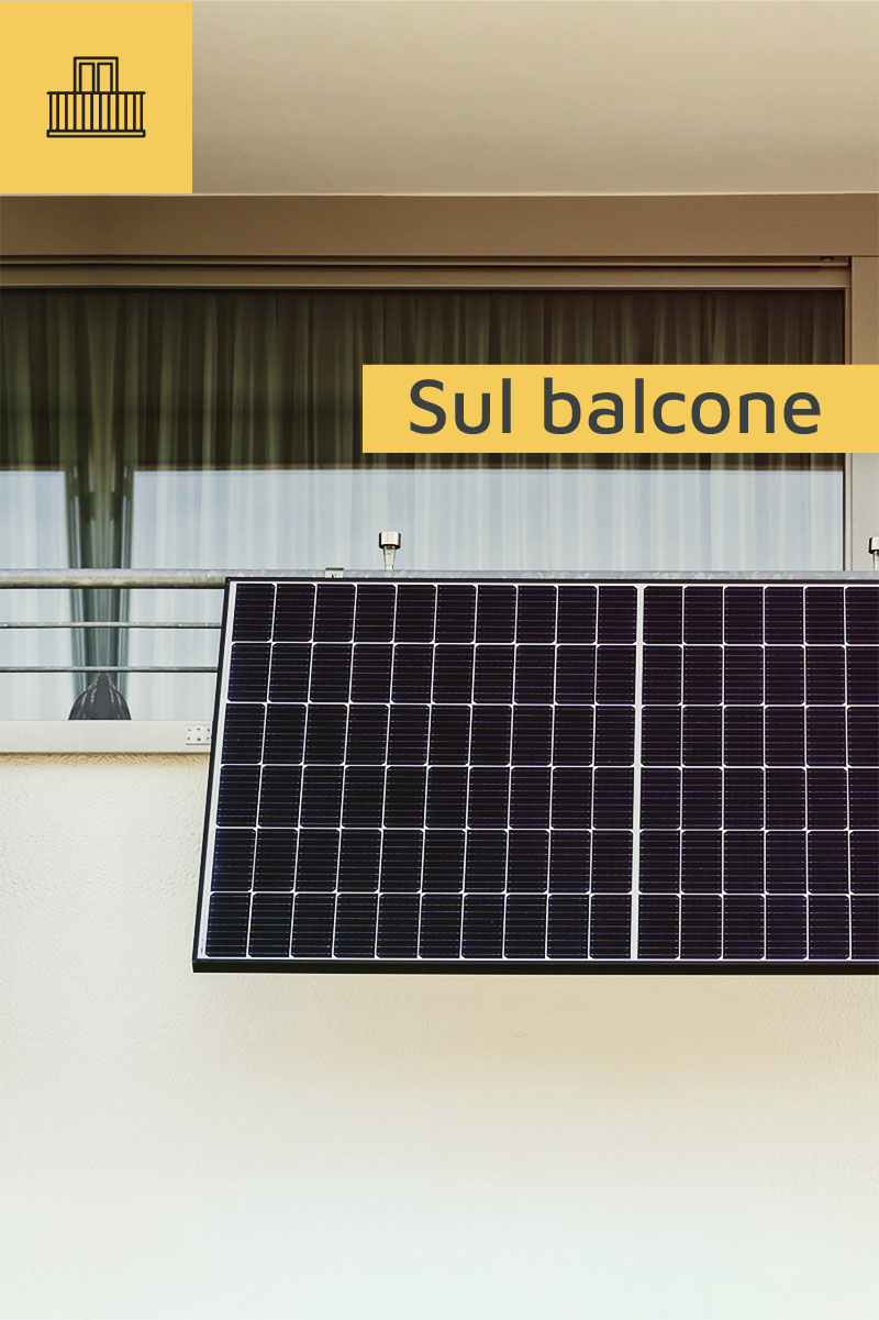 Fotovoltaico da balcone