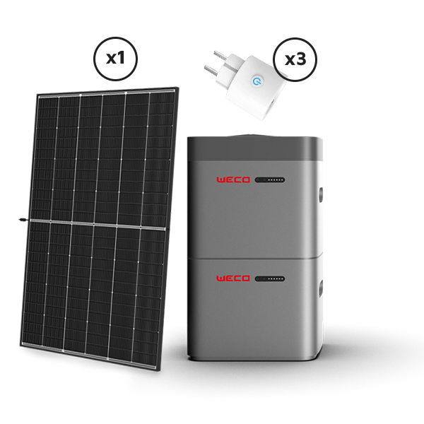 Fotovoltaico da balcone, Inverter 1,2 kW , Prese Smart Plug